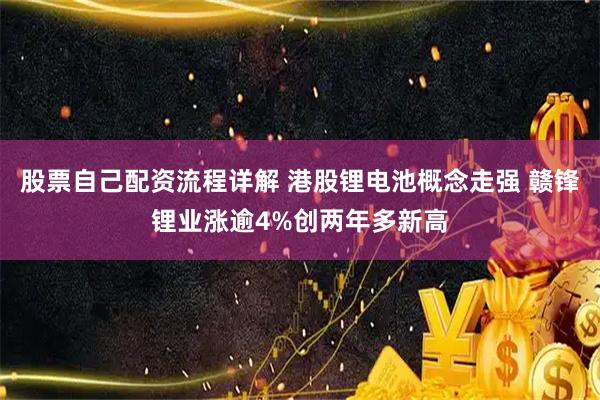 股票自己配资流程详解 港股锂电池概念走强 赣锋锂业涨逾4%创两年多新高
